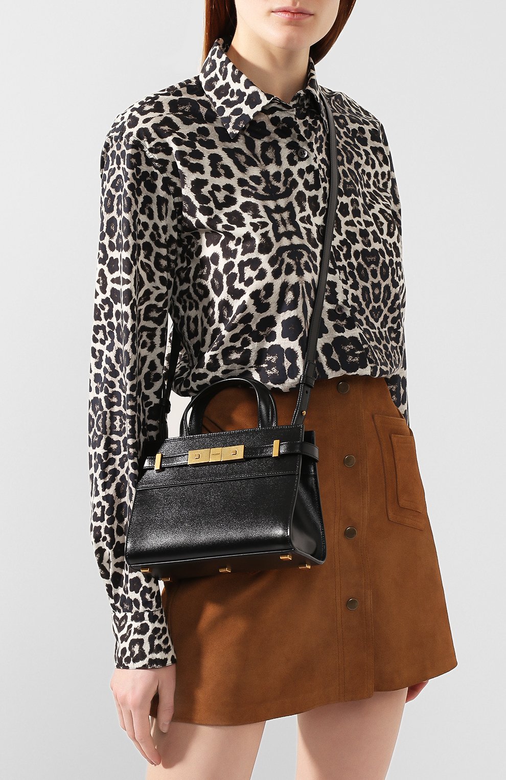 Сумка manhattan nano SAINT LAURENT, арт. 593741/02G0W, фото 5