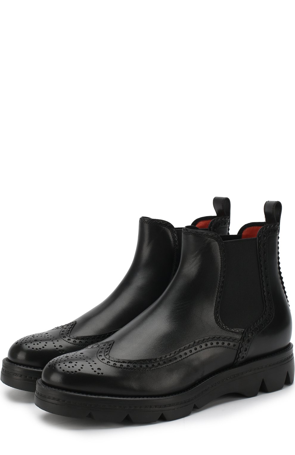 Кожаные челси SANTONI, арт. WTUD57557SM0CILKN01, фото 1