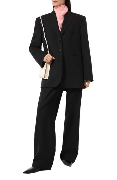 Шелковый платок GIORGIO ARMANI светло-розового цвета по цене 78650 руб., арт. 795215/4R134, фото 3 Шелковый платок GIORGIO ARMANI, арт. 795215/4R134, фото 3