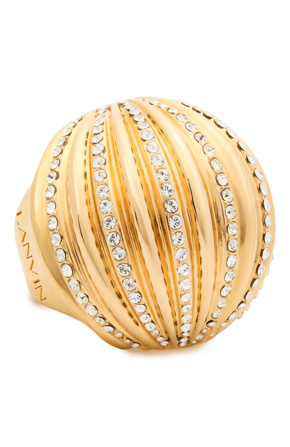 Кольцо LANVIN золотого цвета по цене 31700 руб., арт. AW-CJYR0Q-ARPS-A21, фото 1 Кольцо LANVIN, арт. AW-CJYR0Q-ARPS-A21, фото 1