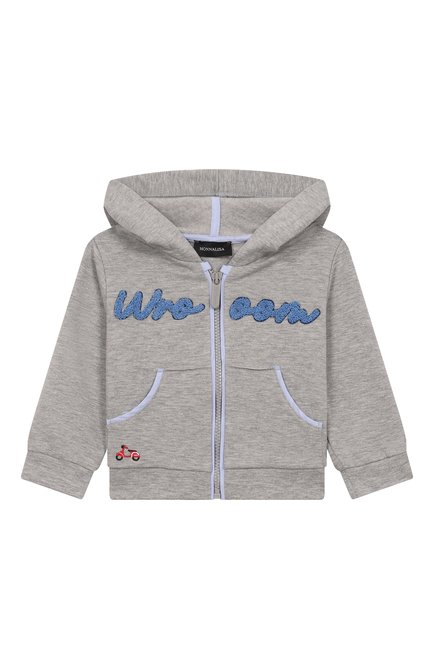 Хлопковая толстовка MONNALISA, арт. 28F802