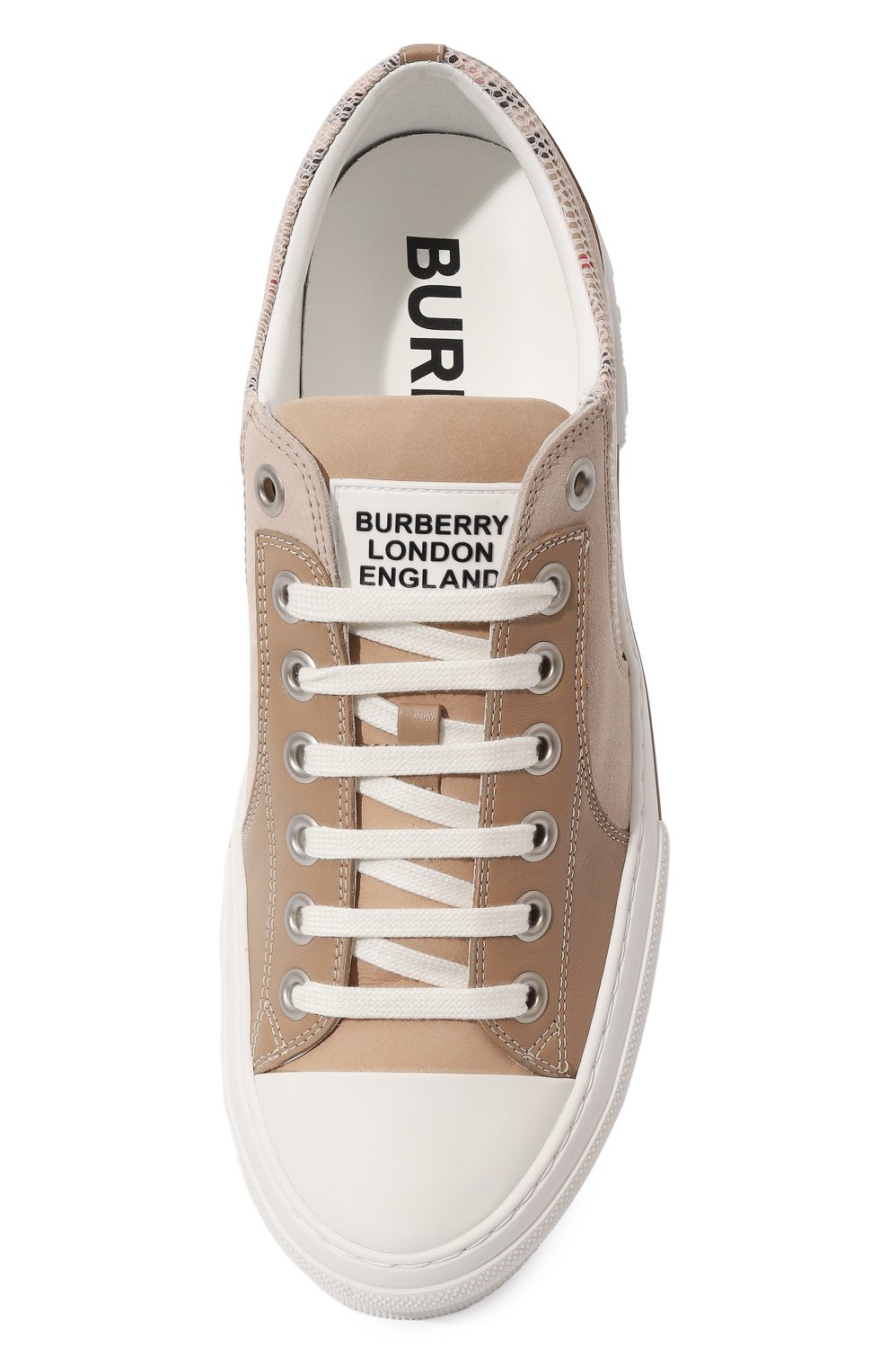 Комбинированные кеды kai BURBERRY, арт. 8066833, фото 6