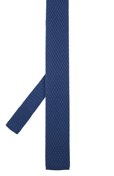 Шелковый галстук ZEGNA синего цвета по цене 21950 руб., арт. Z7F01/15D, фото 2 Шелковый галстук ZEGNA, арт. Z7F01/15D, фото 2