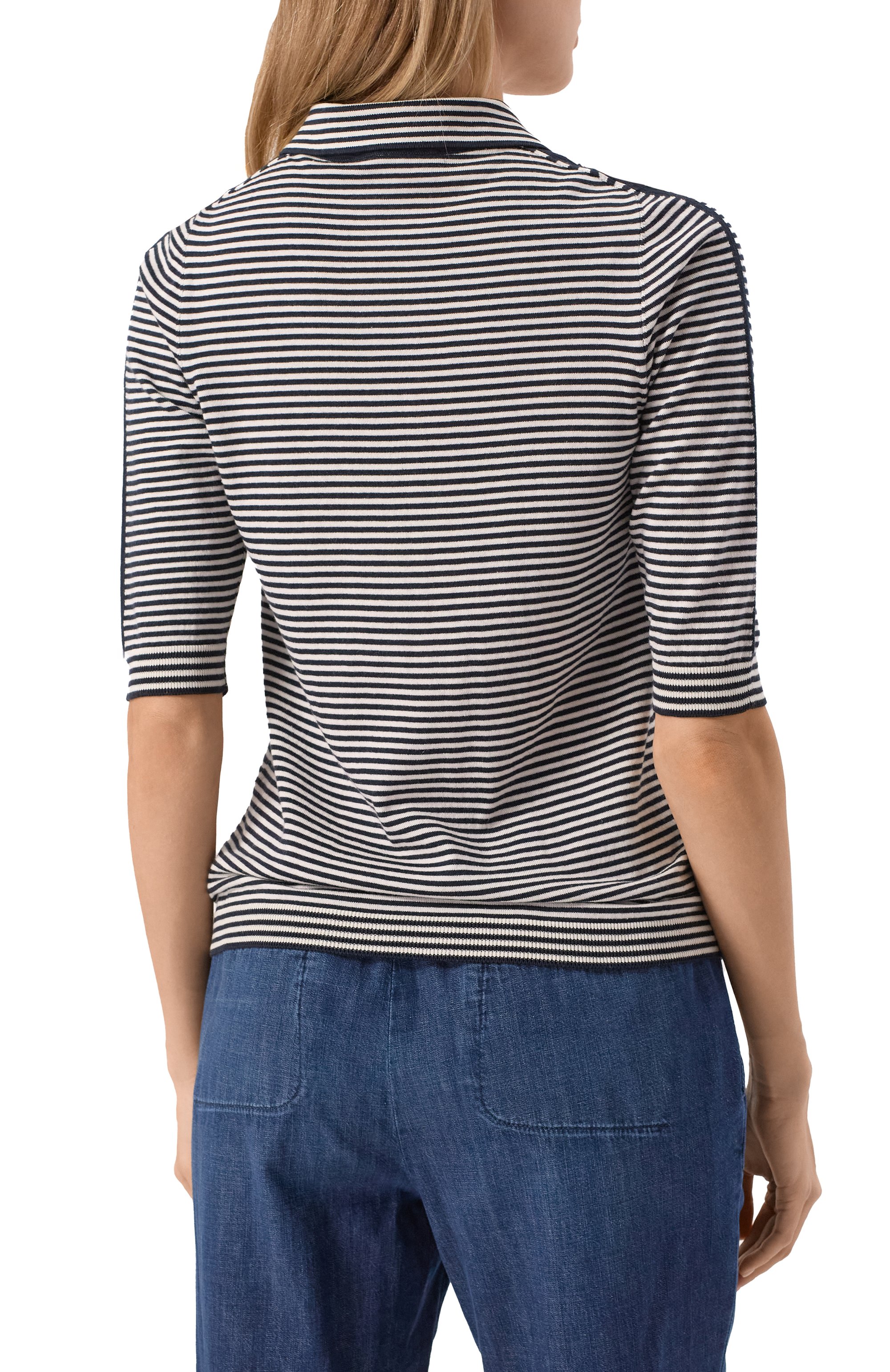 Пуловер из шелка и хлопка LORENA ANTONIAZZI, арт. P25113VM47A/3039, фото 4