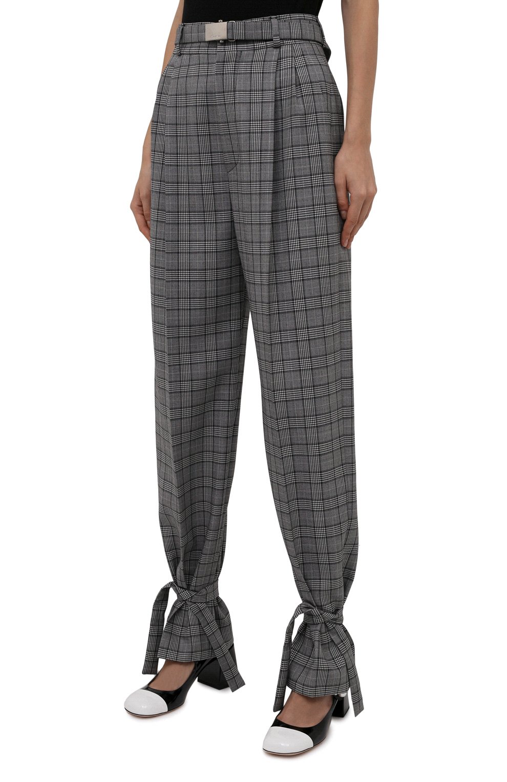 Шерстяные брюки MIU MIU, арт. MP1472-087-F0002, фото 3