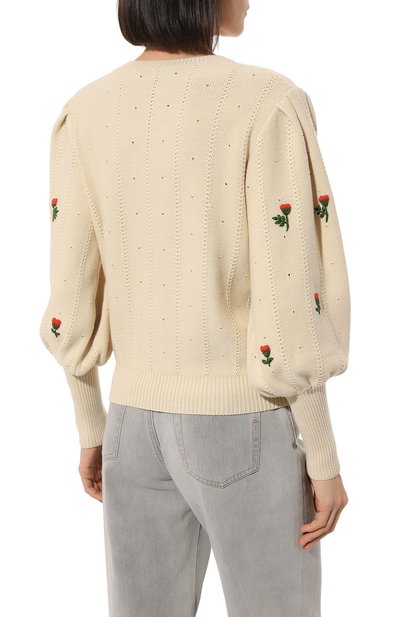 Пуловер из шерсти и хлопка GUCCI, арт. 653328 XKBS9, фото 4