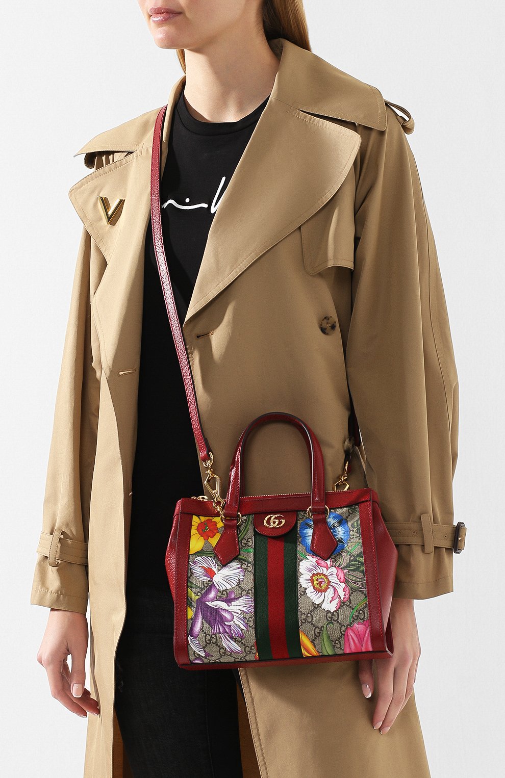 Сумка-тоут ophidia  small GUCCI, арт. 547551/HV8AC, фото 5