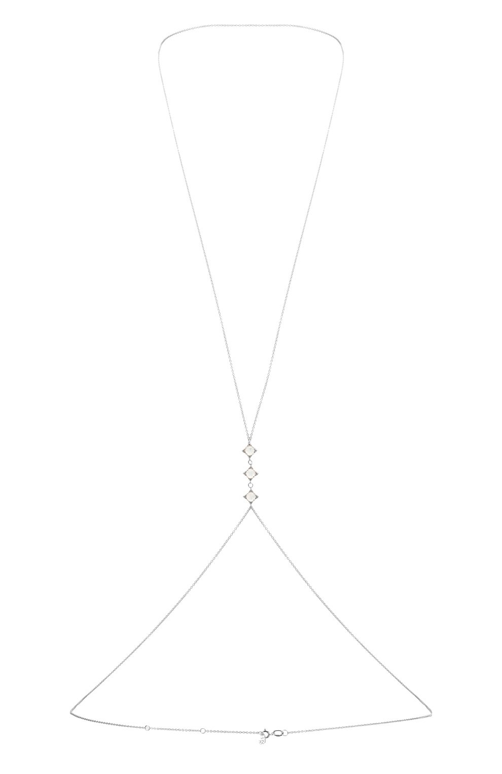 Цепочка на тело с розовым кварцем MOONKA, арт. tr-bc-qrz, фото 1