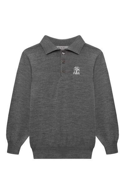 Поло из шерсти и кашемира BRUNELLO CUCINELLI, арт. B24M00105A