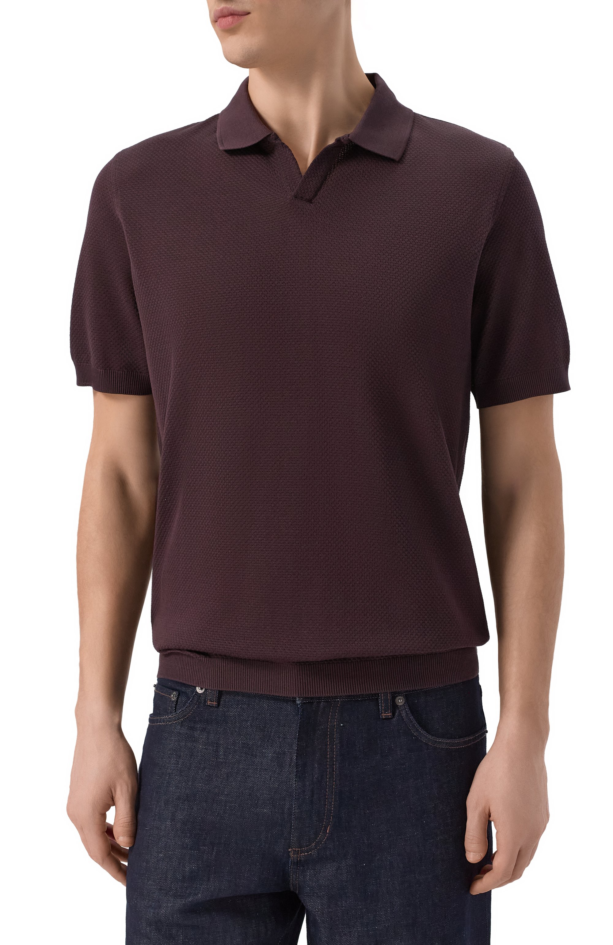 Хлопковое поло CORNELIANI, арт. 27G519/2725027, фото 3