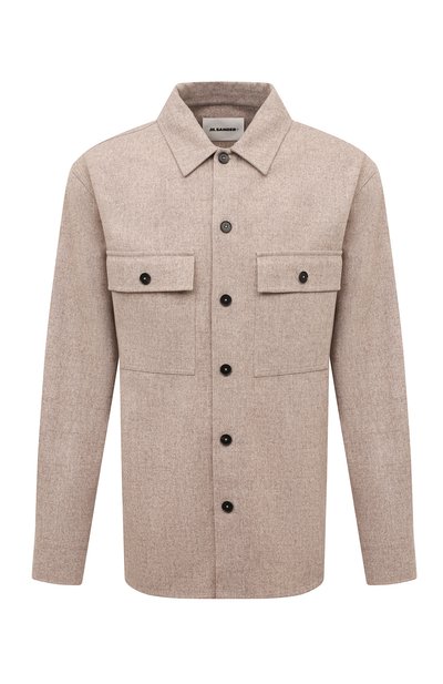 Мужская шерстяная рубашка JIL SANDER, арт. J47DL0131/J40119