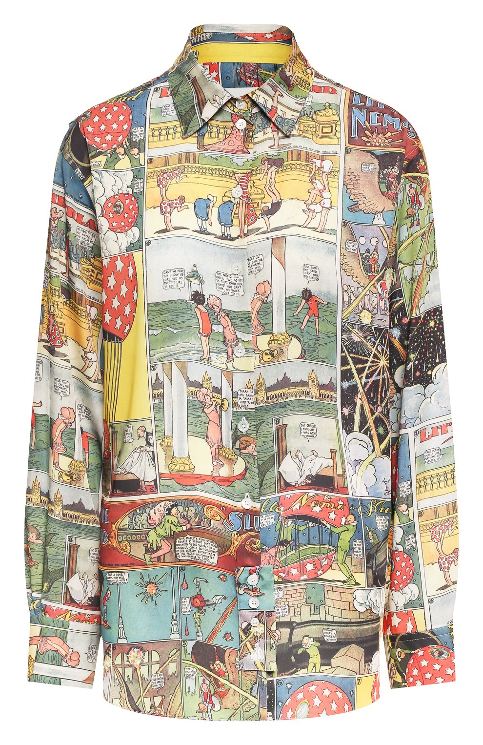 Рубашка LANVIN разноцветного цвета по цене 62950 руб., арт. RW-T0670I-4561-E20, фото 1 Рубашка LANVIN, арт. RW-T0670I-4561-E20, фото 1