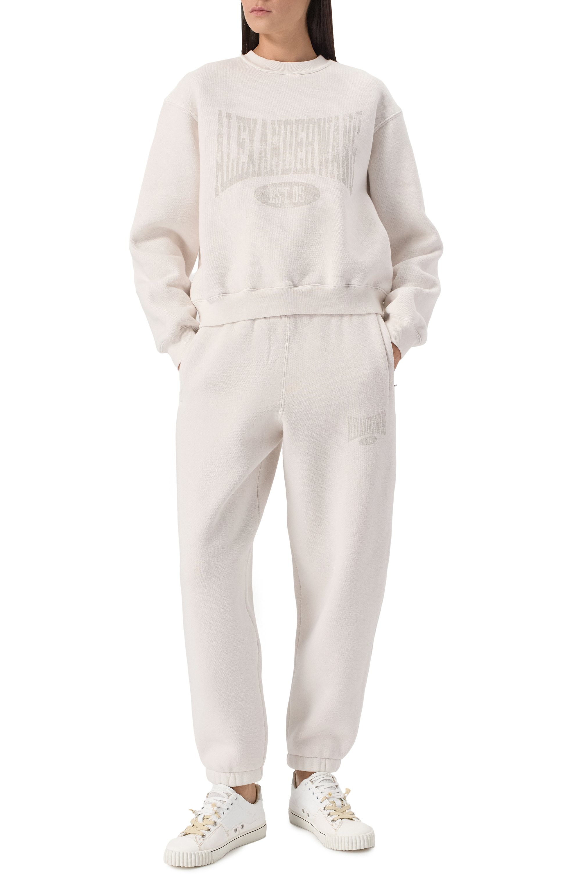 Хлопковый свитшот ALEXANDERWANG.T, арт. 4CC2251539, фото 2