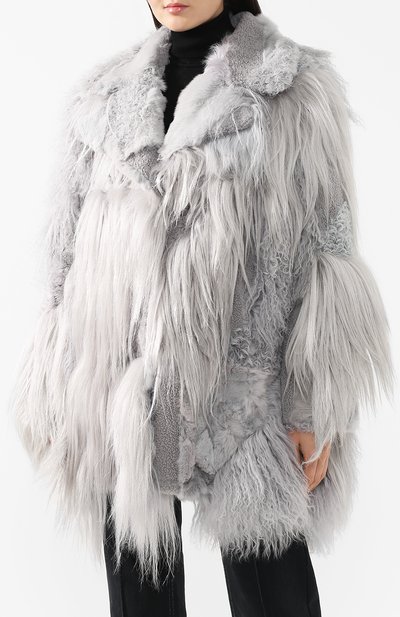 Меховое пальто из овчины DROME, арт. DPD5519P/D1348, фото 3