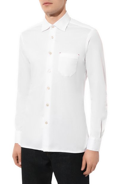 Хлопковая рубашка KITON, арт. UMCNERK06R4912, фото 3