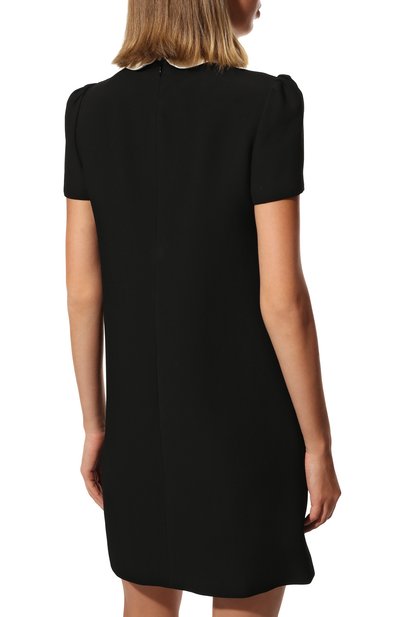 Платье из вискозы MIU MIU черного цвета по цене 225000 руб., арт. MF4362-186-F0002, фото 4 Платье из вискозы MIU MIU, арт. MF4362-186-F0002, фото 4