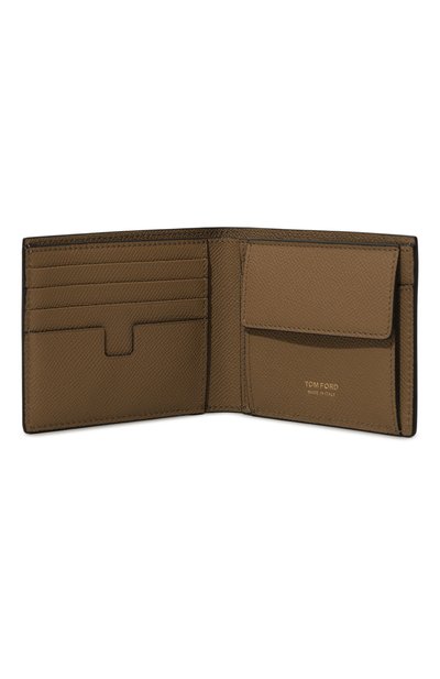 Кожаное портмоне TOM FORD светло-коричневого цвета по цене 49150 руб., арт. YM278T/LCL081, фото 3 Кожаное портмоне TOM FORD, арт. YM278T/LCL081, фото 3