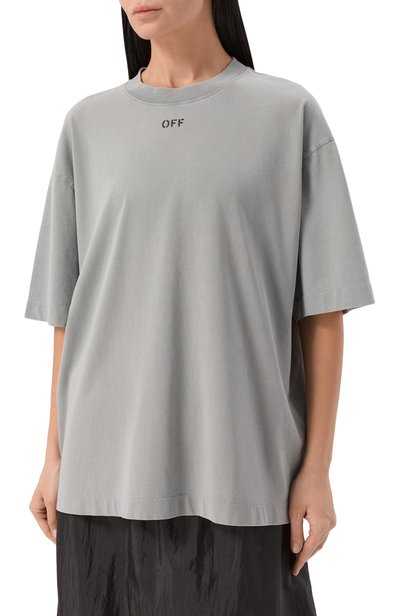 Хлопковая футболка OFF-WHITE, арт. 2FA00646T, фото 3
