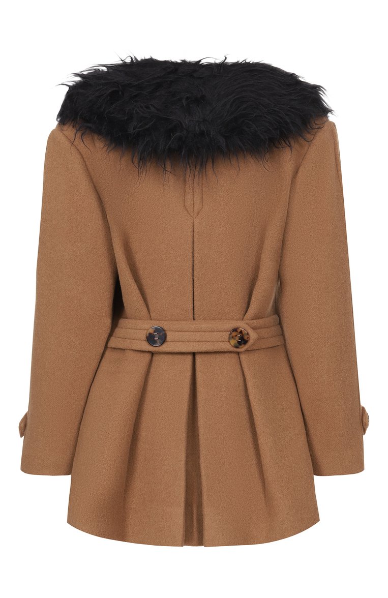 Шерстяное полупальто MIU MIU, арт. MH1627-1XXG-F0040, фото 2