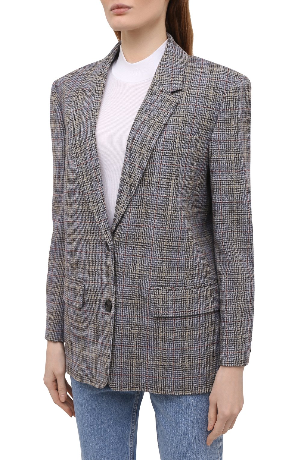 Жакет из шерсти и хлопка ISABEL MARANT ETOILE, арт. VE1513-21P011E/ILINDAE, фото 3