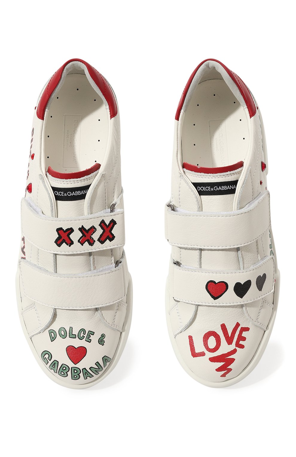 Кожаные кеды DOLCE & GABBANA, арт. D11212/AI701/37-39, фото 5