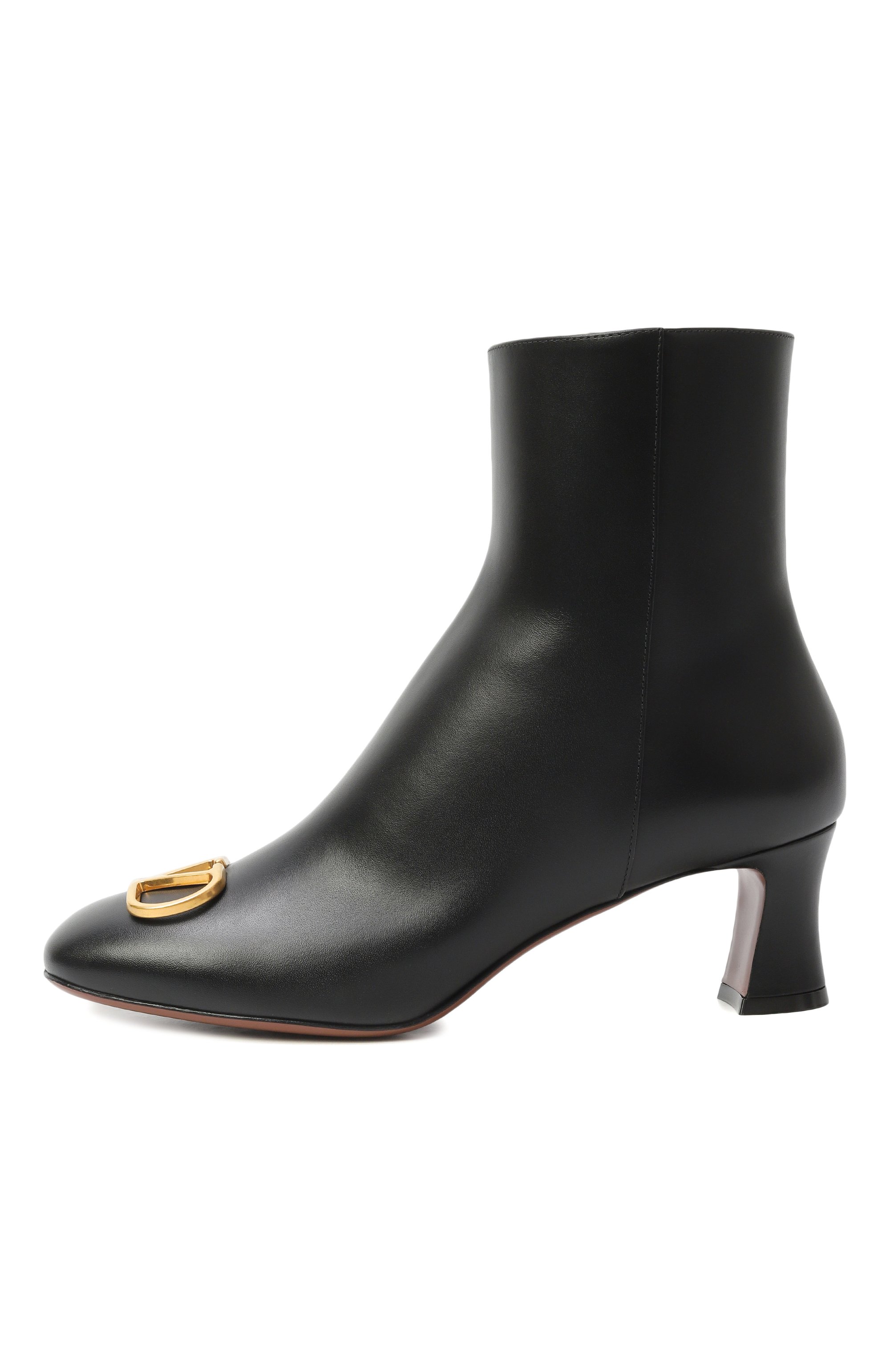 Кожаные ботильоны vlogo signature 55 VALENTINO, арт. 7W2S0ML2/DSH, фото 4