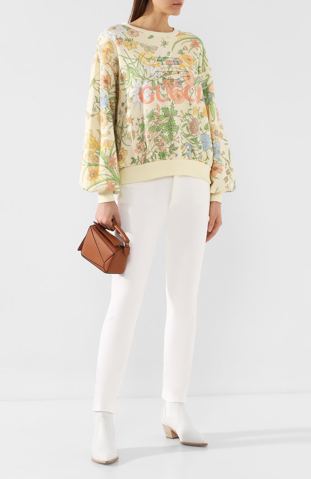 Хлопковый свитшот GUCCI разноцветного цвета по цене 79950 руб., арт. 562199/XJBIL, фото 2 Хлопковый свитшот GUCCI, арт. 562199/XJBIL, фото 2