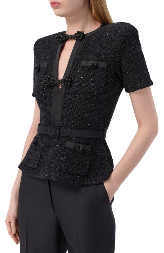 Топ self-portrait RS26210TB Чёрный  RS26210TB Фото 3