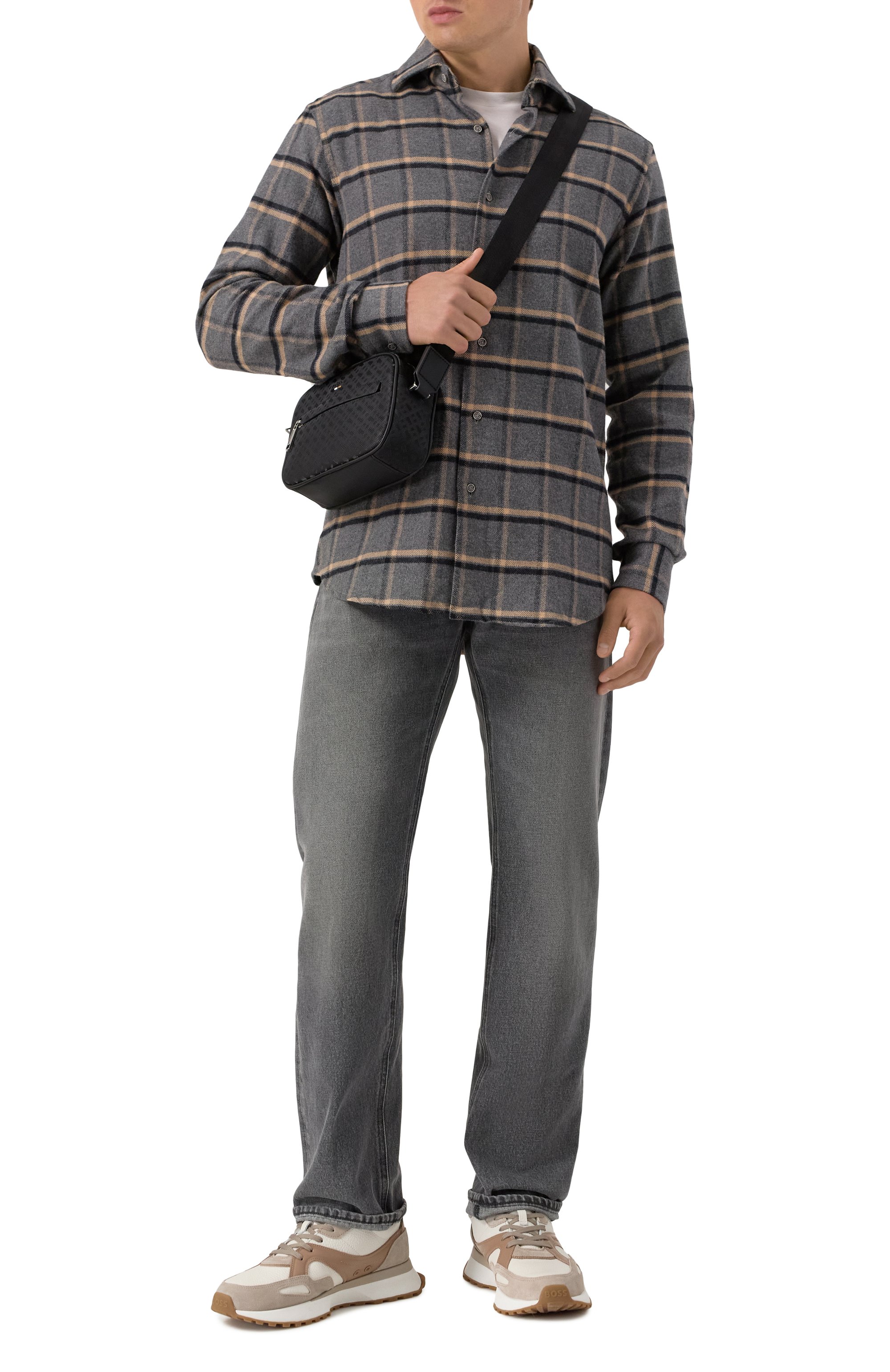 Кожаные кроссовки jonah BOSS, арт. 50548782, фото 2