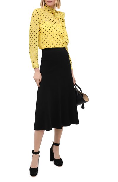 Блузка REDVALENTINO желтого цвета по цене 46050 руб., арт. UR0AB1Y0/5DT, фото 2 Блузка REDVALENTINO, арт. UR0AB1Y0/5DT, фото 2