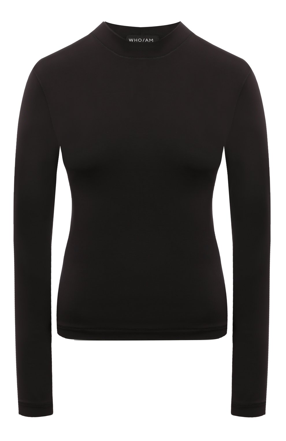 Водолазка из вискозы WHO_AM, арт. FTSH1-O229-BLK, фото 1