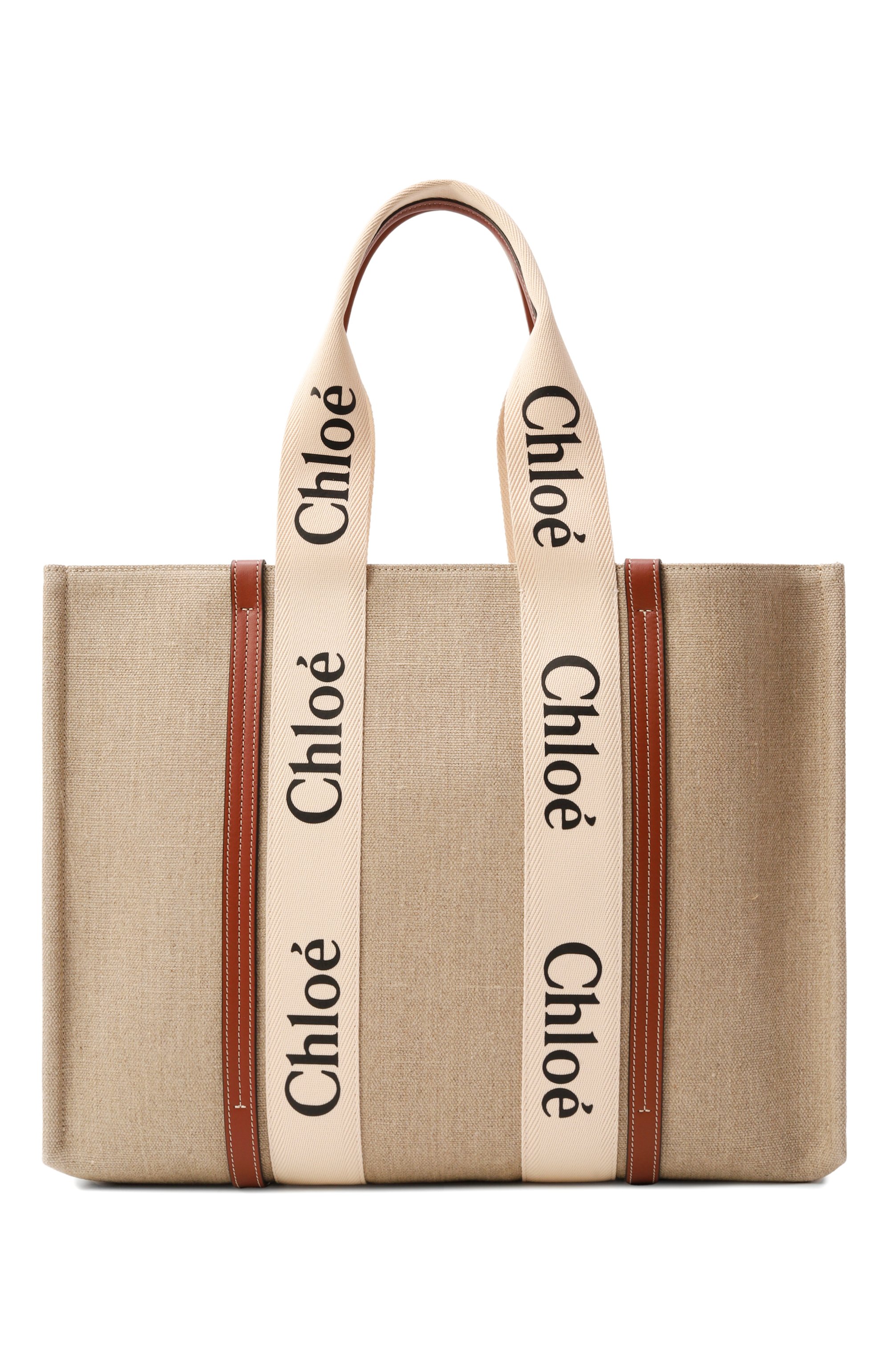 Сумка-тоут woody large CHLOÉ, арт. CHC22AS382I26, фото 6