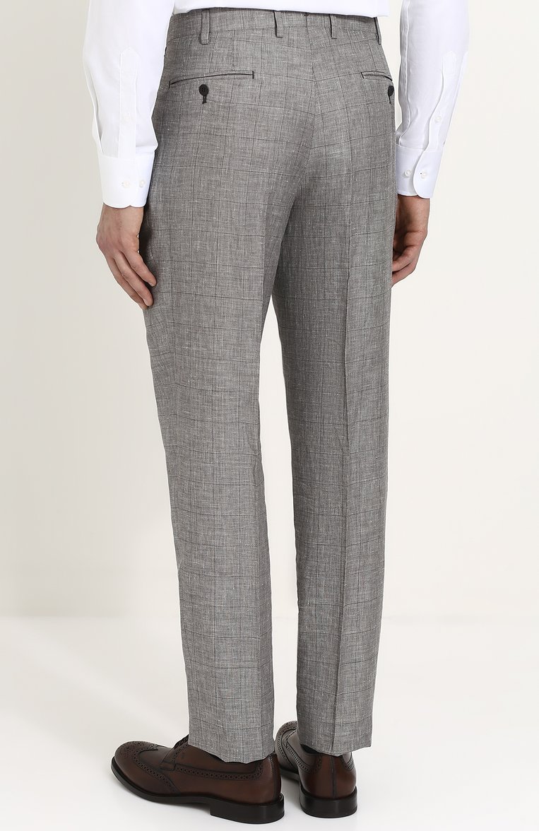Костюм из смеси шерсти и льна с шелком BRIONI, арт. RA0J0L/P7AN5/BRUNIC0/2, фото 5