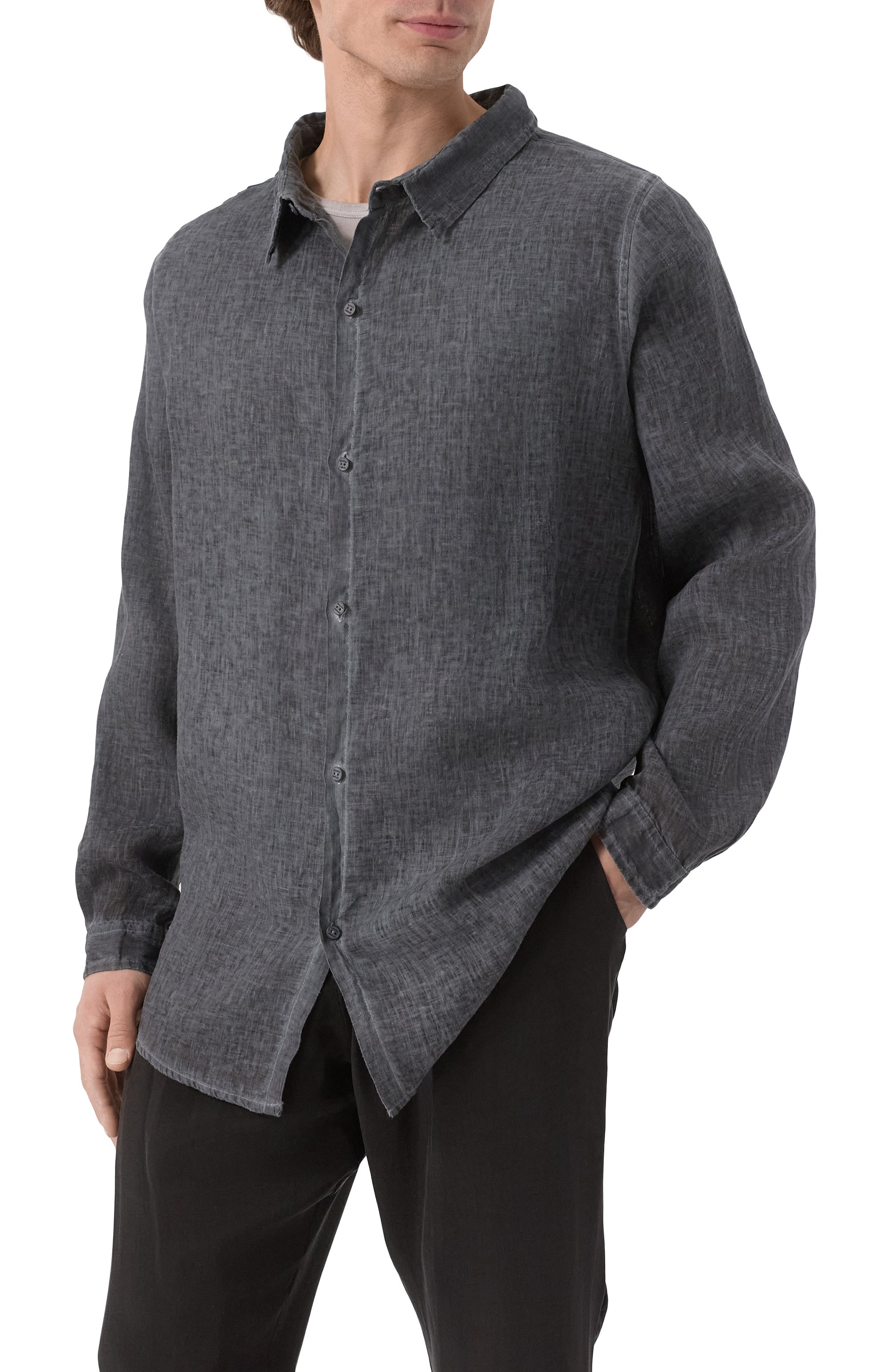 Льняная рубашка NEVER ENOUGH, арт. MSL009, фото 3