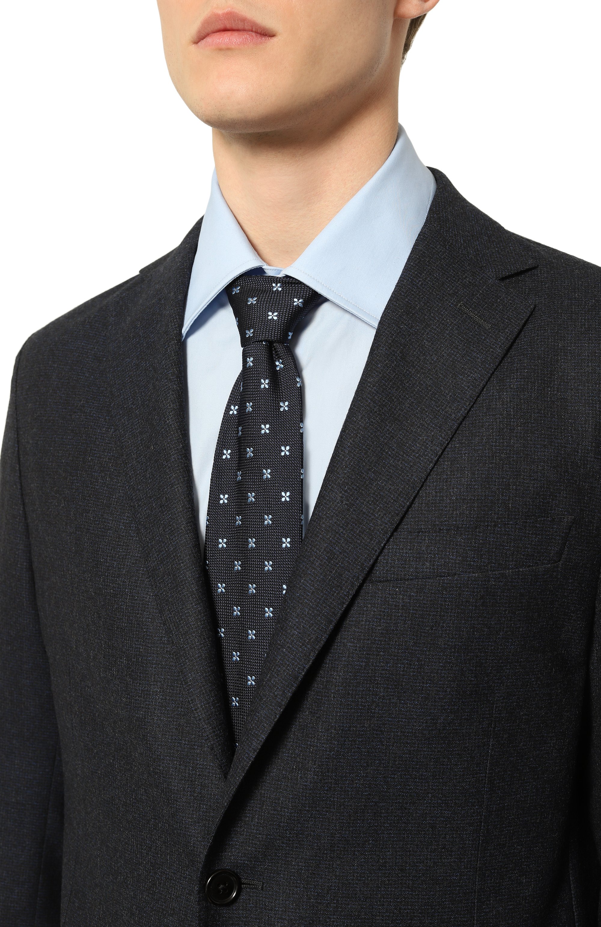 Шелковый галстук ZEGNA, арт. 1P8/Z8D05TA8, фото 2