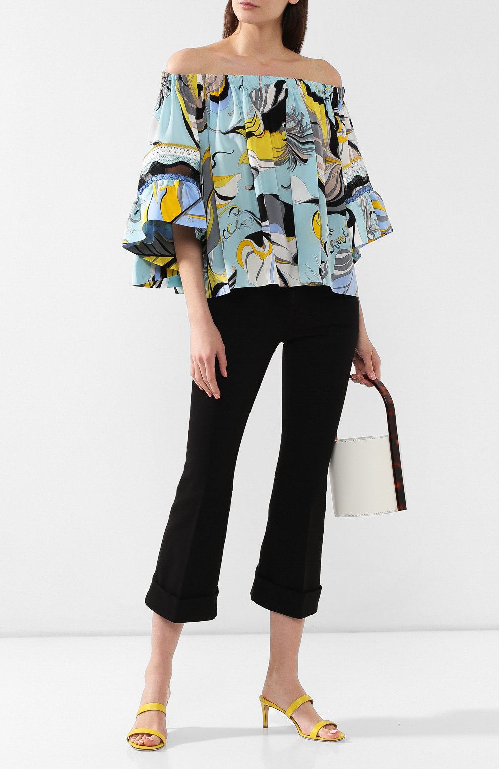 Шелковый топ EMILIO PUCCI, арт. 9ERM75/9E723, фото 2