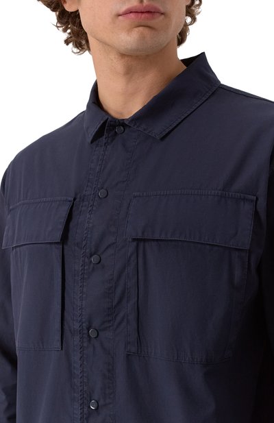 Хлопковая куртка-рубашка C.P. COMPANY, арт. 18CM0S237A005691G, фото 5