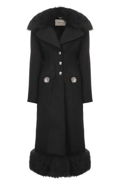 Женское пальто с отделкой из овчины BLUMARINE, арт. 4S035A