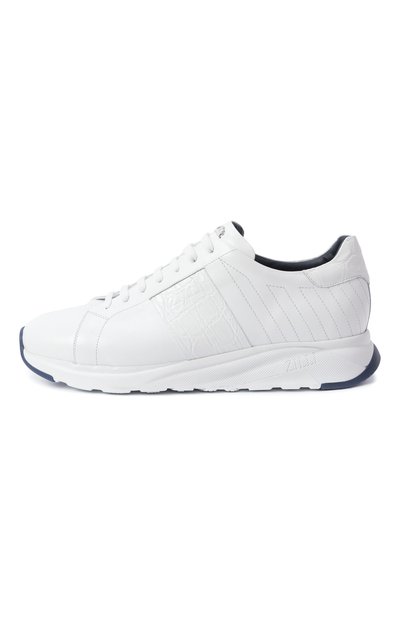 Кроссовки с отделкой из кожи каймана ZILLI, арт. H0094AM1020VSWR01, фото 4