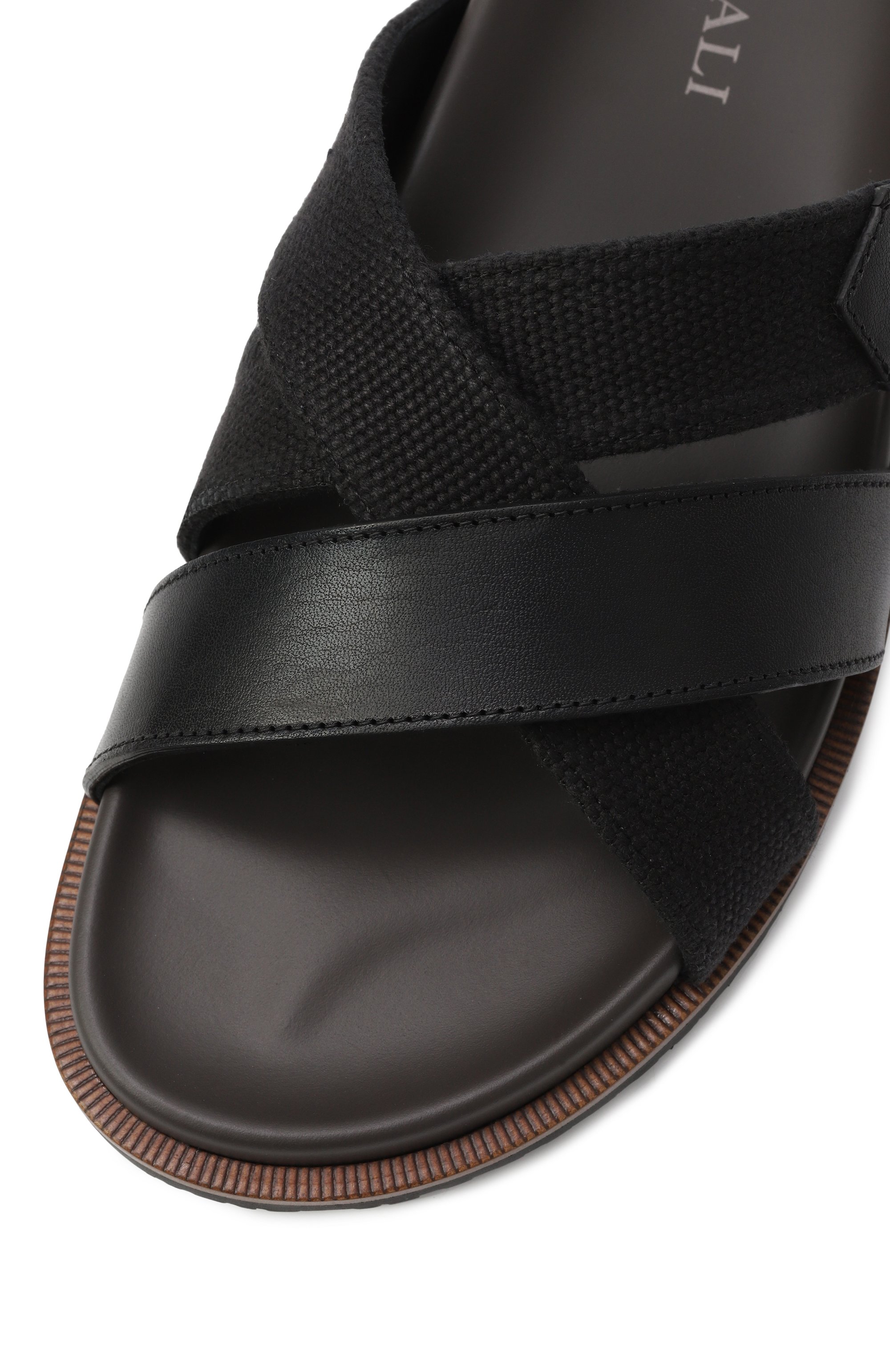 Комбинированные шлепанцы CANALI, арт. 481201/RA01118, фото 7