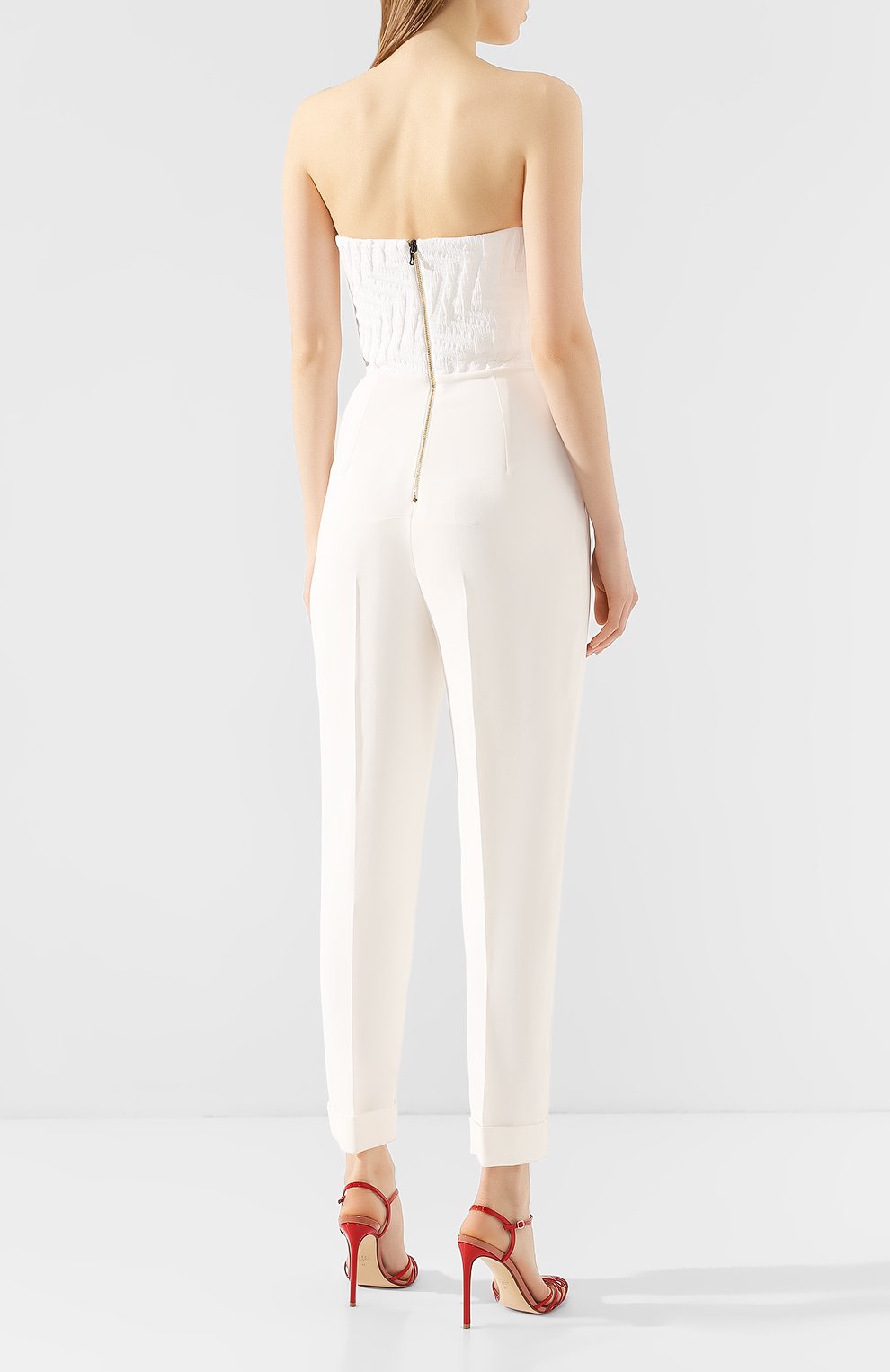 Комбинезон ROLAND MOURET белого цвета по цене 267500 руб., арт. PS20/S0881/F0386, фото 4 Комбинезон ROLAND MOURET, арт. PS20/S0881/F0386, фото 4