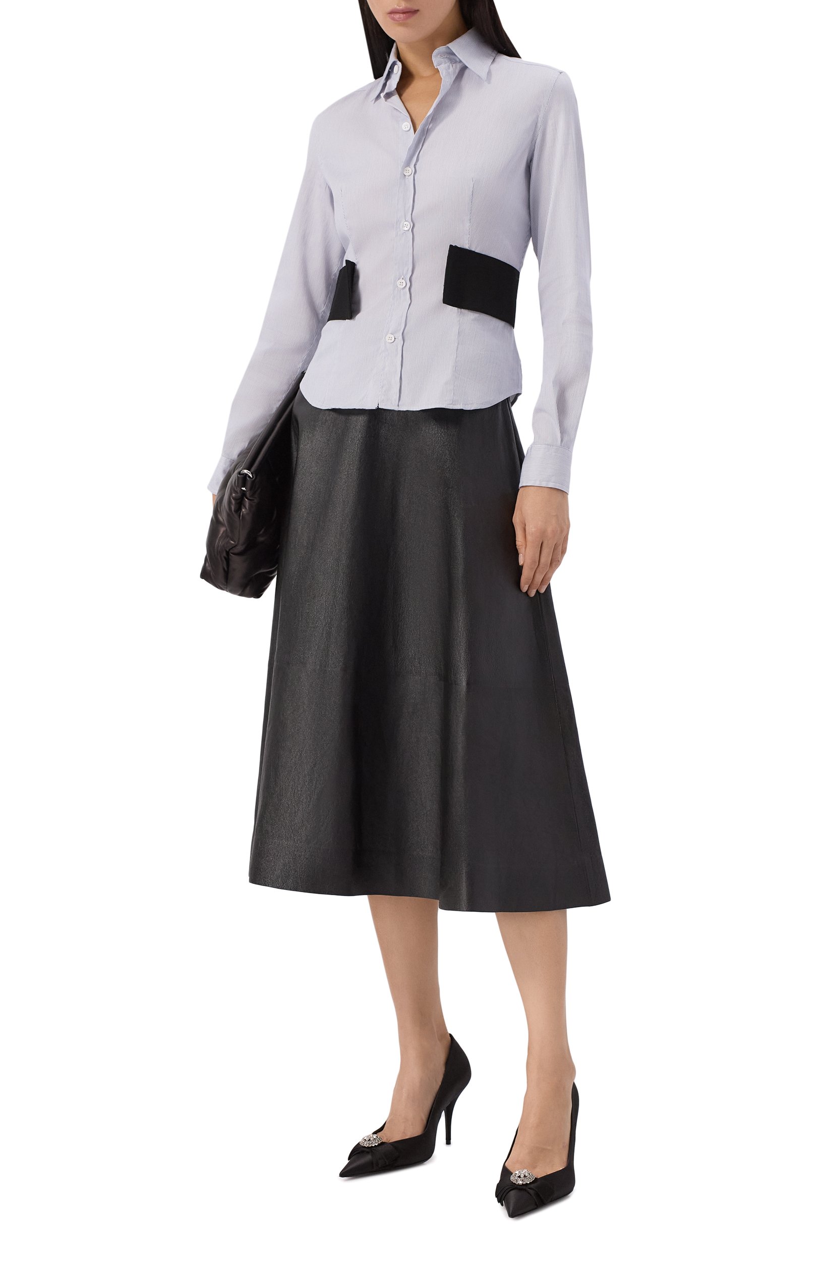 Хлопковая рубашка VETEMENTS, арт. WH27SH041ST, фото 2