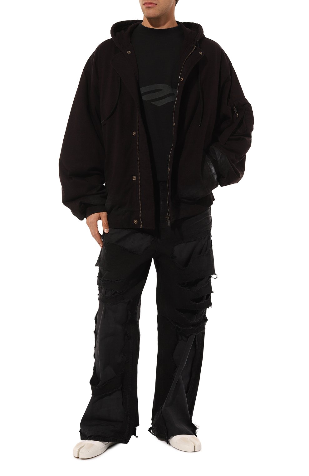 Хлопковый бомбер BALENCIAGA, арт. 657115/TQVT1, фото 2