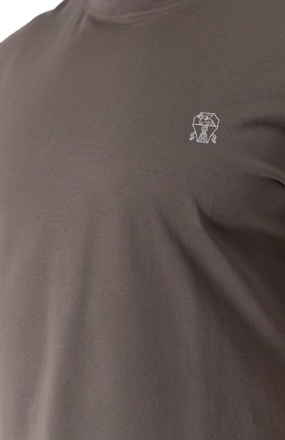 Хлопковая футболка BRUNELLO CUCINELLI, арт. M0B138440, фото 5