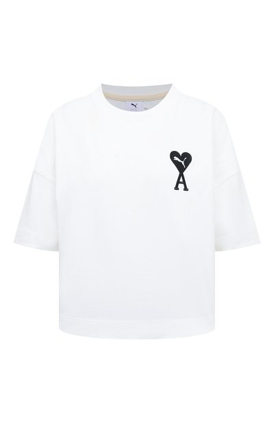 Хлопковая футболка puma x ami PUMA, арт. 53407302, фото 1