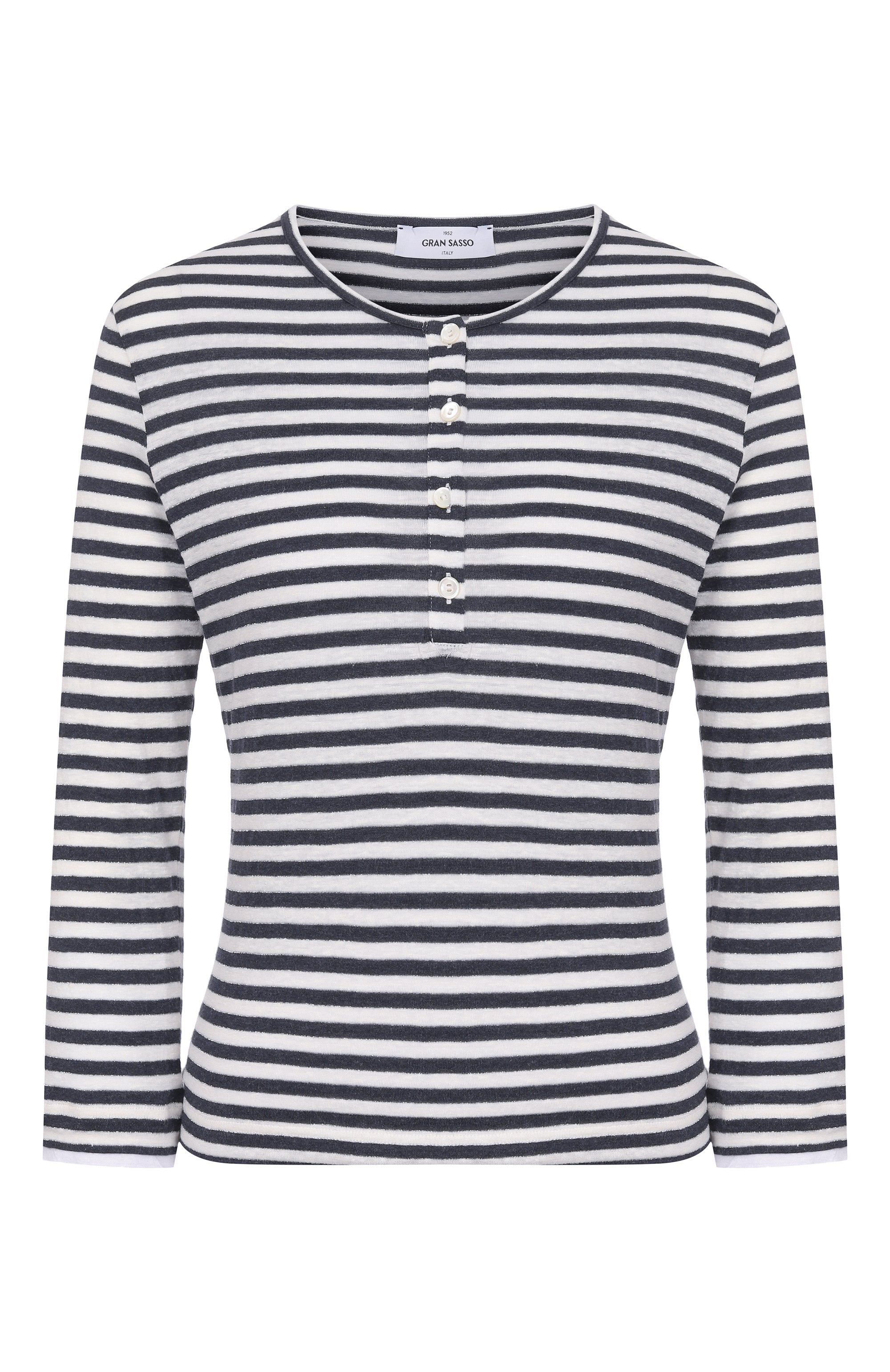 Лонгслив изо льна и хлопка GRAN SASSO, арт. 60289/87272, фото 1