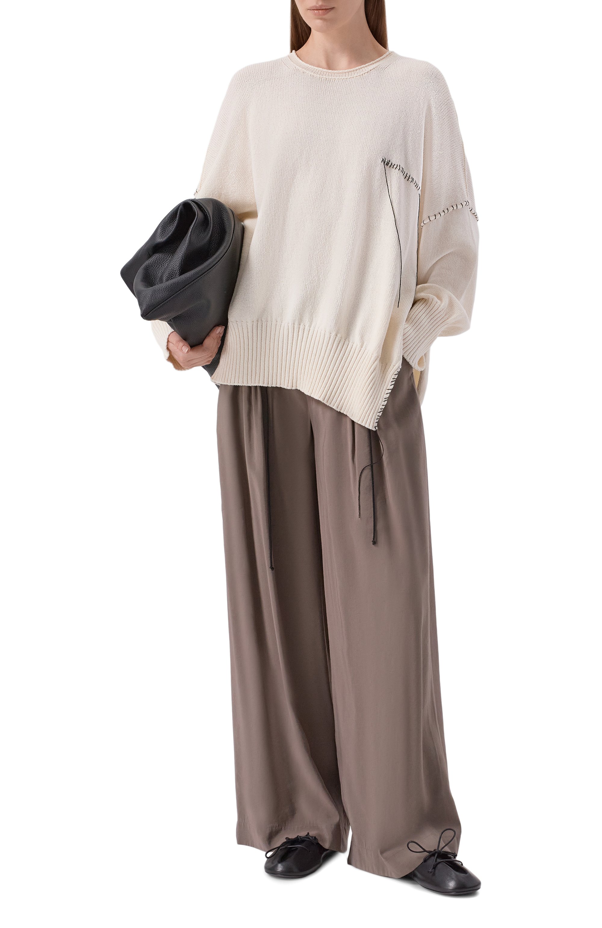 Пуловер из лиоцелла и хлопка ISABEL BENENATO, арт. DK410S26, фото 2