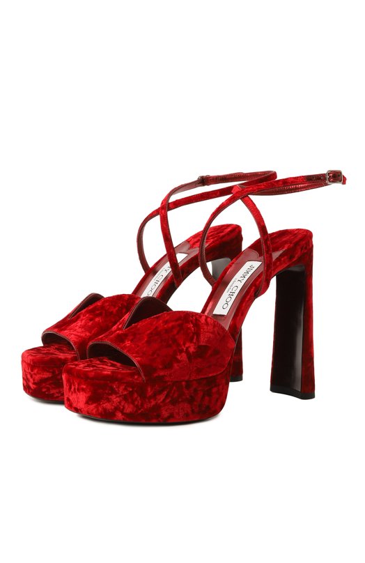 фото Текстильные босоножки karli 125 jimmy choo