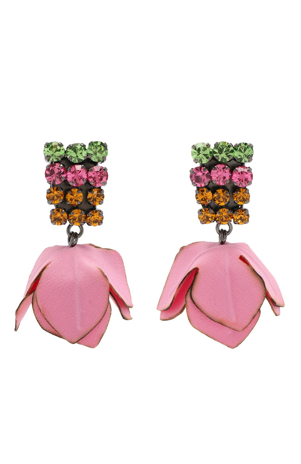 Серьги-клипсы с текстильными подвесками MARNI, арт. 0RMVW09A00/T2000, фото 1