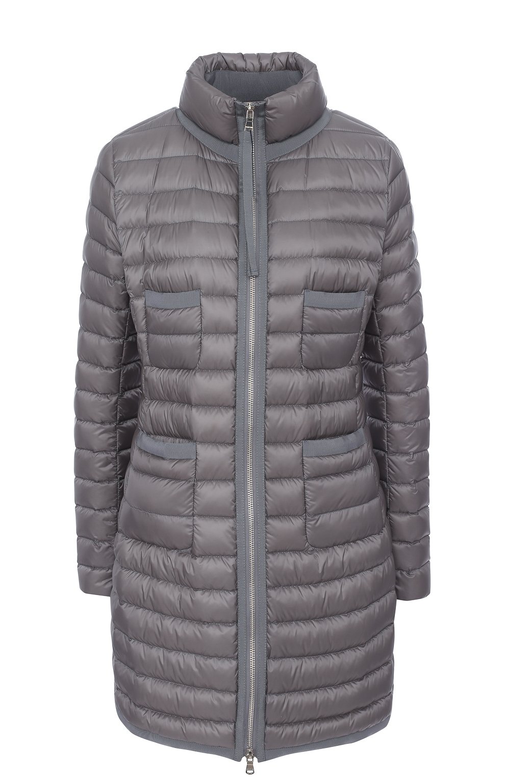 Стеганый пуховик на молнии с накладными карманами MONCLER, арт. C1-093-49853-94-53048, фото 1